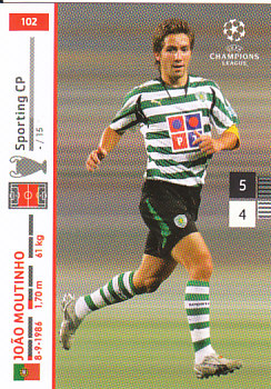 Joao Moutinho Sporting CP 2007/08 Panini Champions League #102